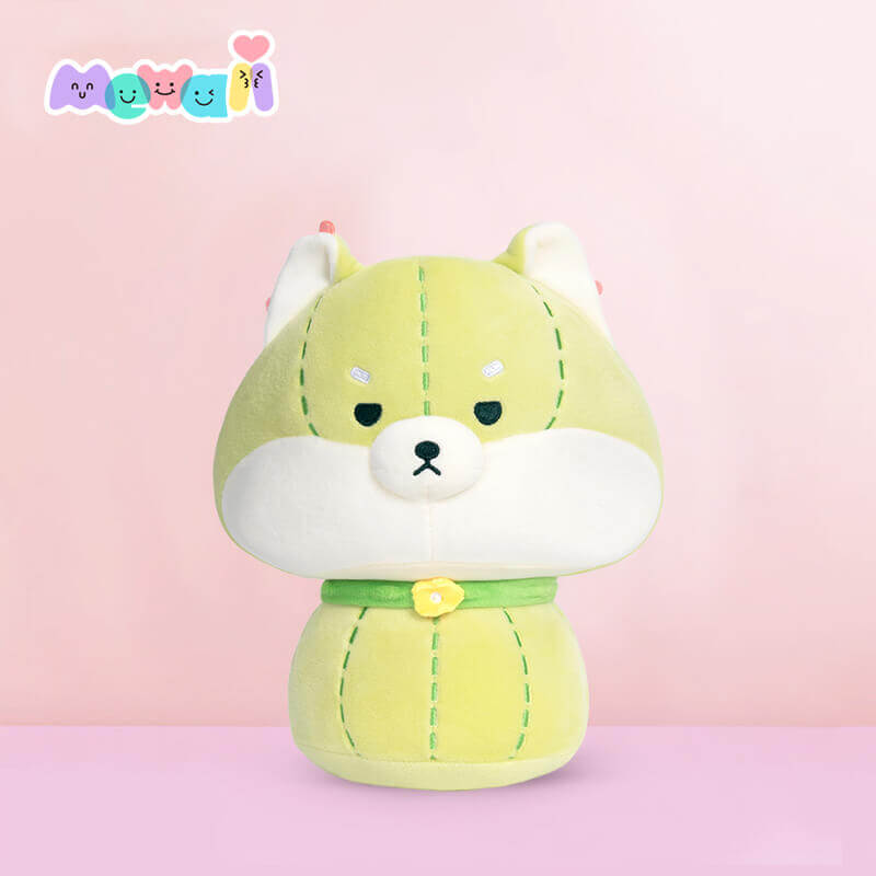 MeWaii® Mushroom Family Cactus Dog Cute Kawaii Plush Pillow Squish Toy