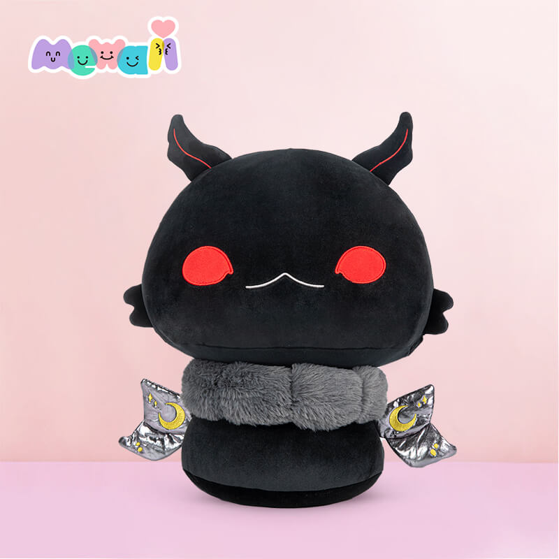 MeWaii® Mushroom Family Devil Moth Black Kawaii Plush Pillow Squish Toy