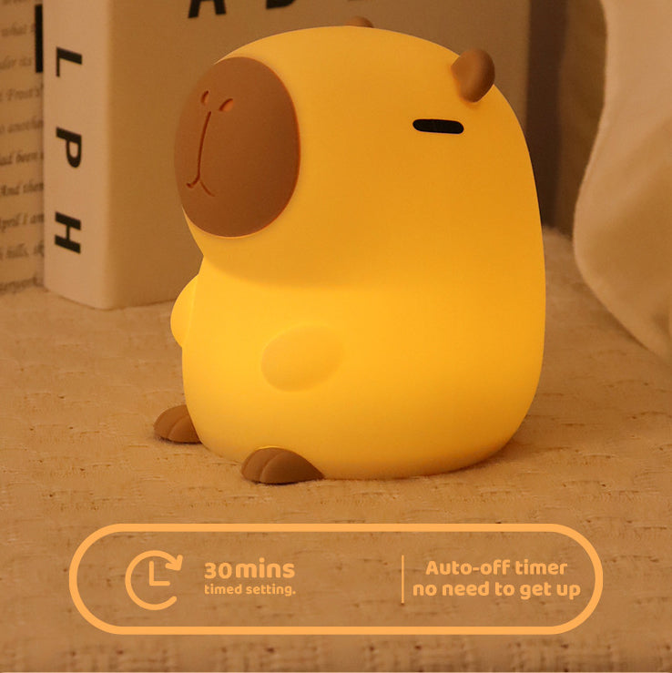 Adorable Capybara Squishy Night LED Lamp Best Gift