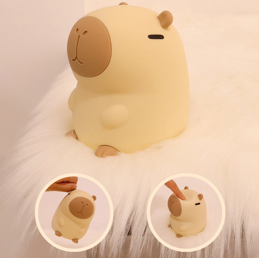 Adorable Capybara Squishy Night LED Lamp Best Gift