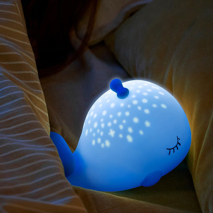 MeWaii® Whale with Water Spout and Ocean Dream Style Silicone Squishy Night Light Gift Cute Rounded Perfect Gift