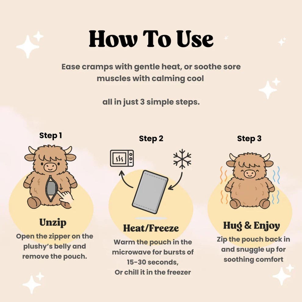 Highland Cow Weighted Stuffed Animal