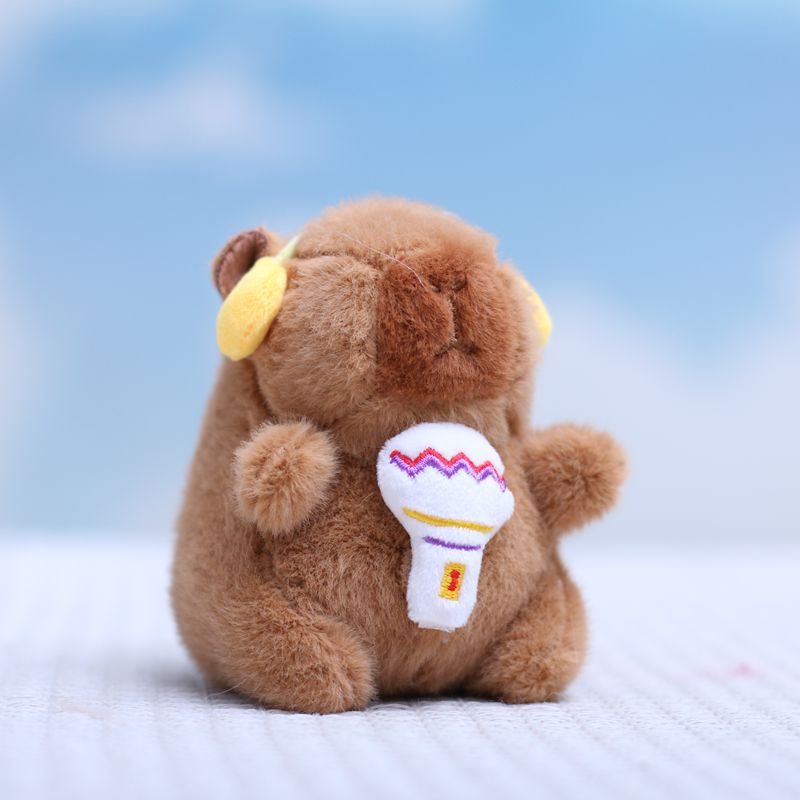 Mini Capybara Musikalisches Plüsch-Set – 12cm Sammlerfiguren