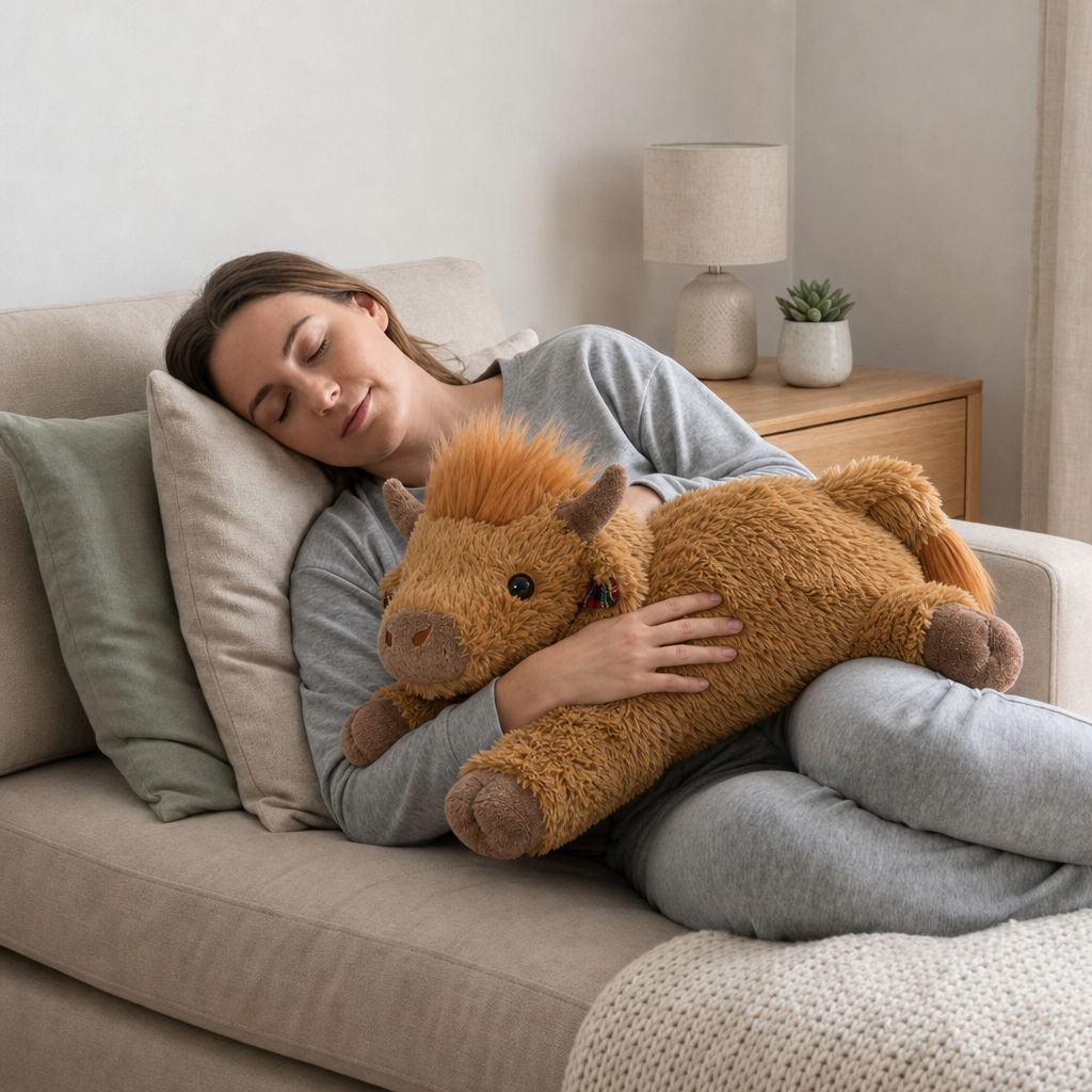 Highland Cow Scotland Weighted Stuffed Animal