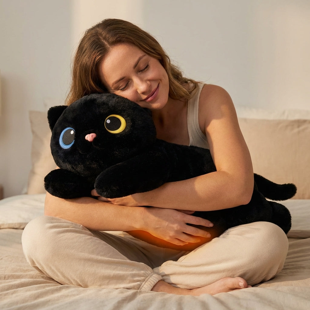 MeWaii® Black Cat Weighted Stuffed Animal
