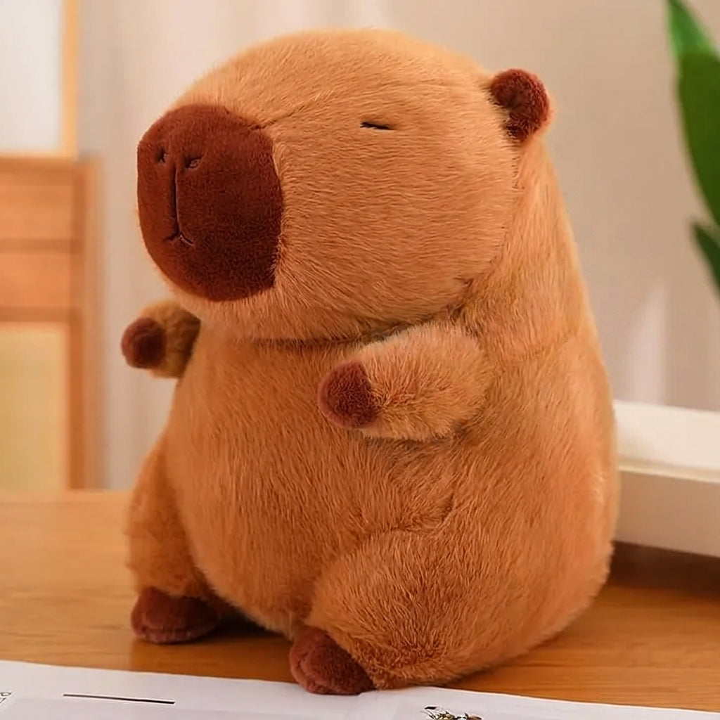 Kawaii Capybara Plush With Turtle Bag Plushies Squishy Pillow Toy